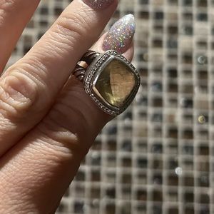 David Yurman rare yellow colored 17mm ring